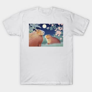 Capybara Ukiyo-e T-Shirt